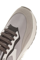 Women's Gray Lace-up Thick-Sole Sports Sneaker | Derimod