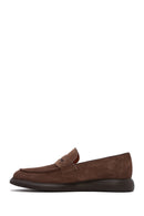 Erkek Vizon Süet Deri Loafer | Derimod