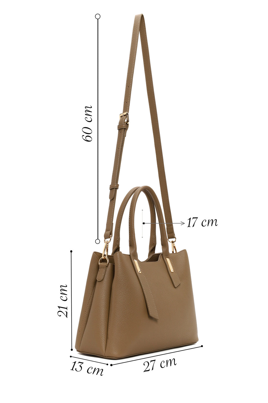 Woman Mink Long-Strap Classic Shoulder Bag