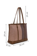 Woman Brown Fabric Shoulder Bag | Derimod