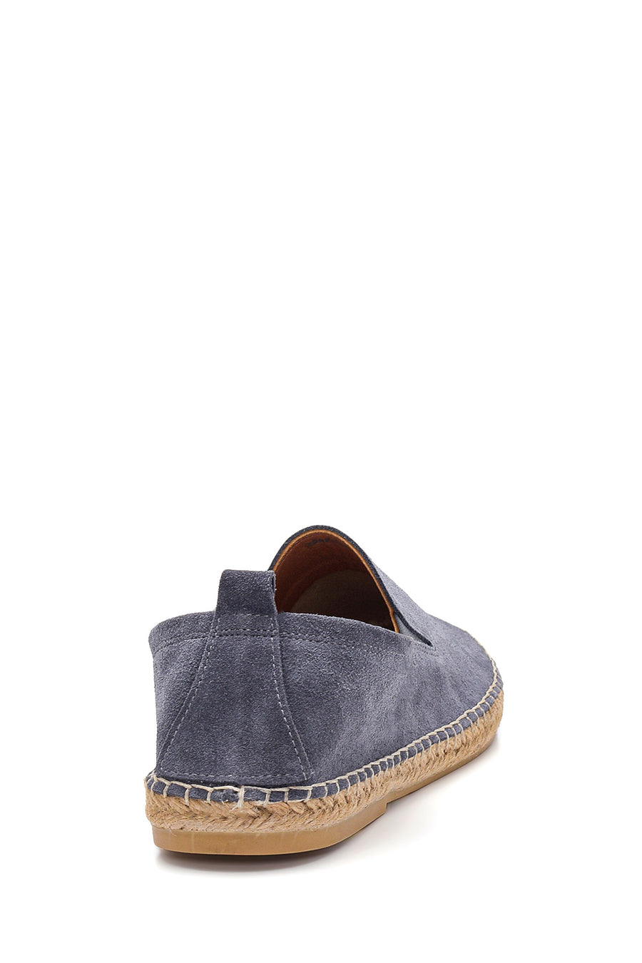 Men's Gray Suede Leather Espadrilles