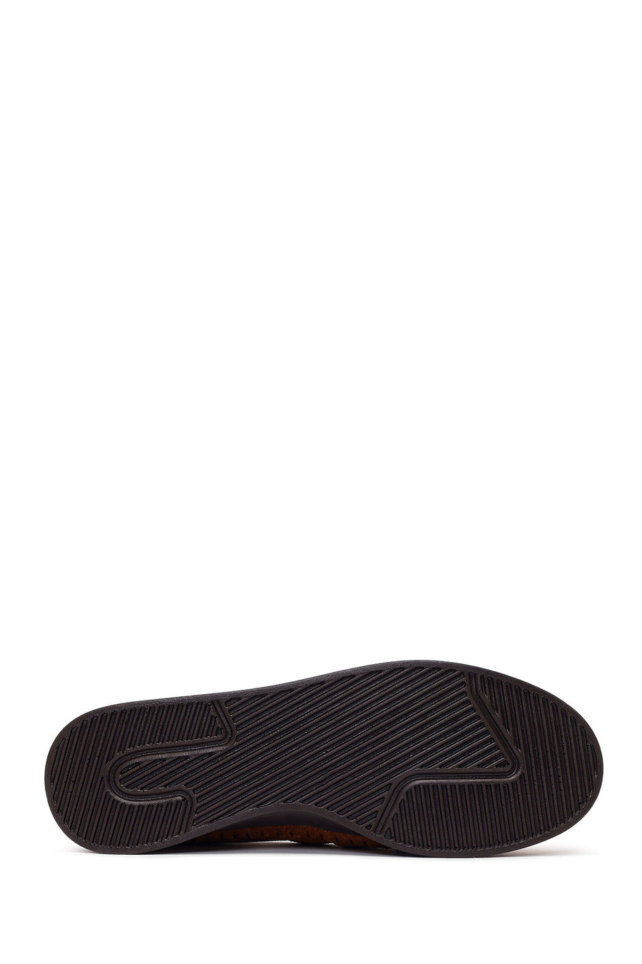 Woman Tan Thick-Soled Suede Comfort Loafer