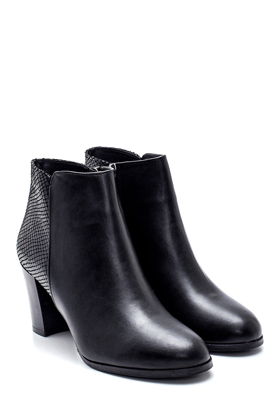 Women's Printed Heeled Boots