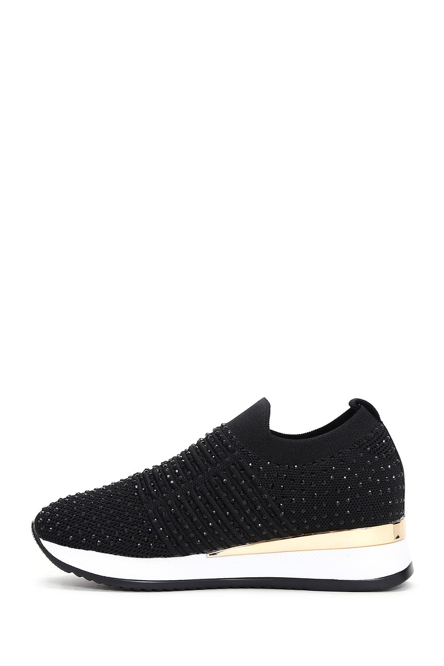 Derimod Zero Women's Black Thick Soled Stone Sneaker