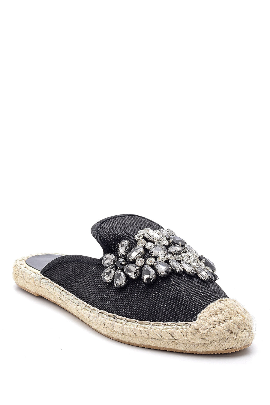 Women's Stone Embroidered Slippers