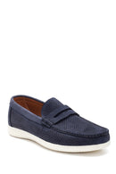 Erkek Deri Nubuk Loafer | Derimod
