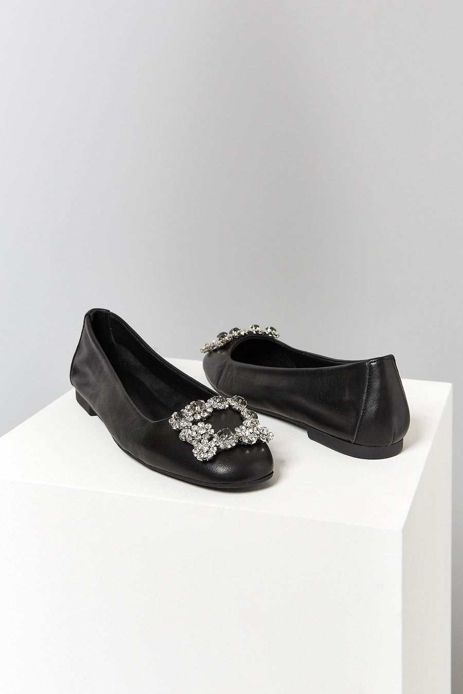 Stoned Women's Leather Ballerinas