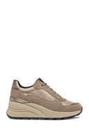 Geox Women's Mink Spherica Ec13 Lace-Up Chunky Sole Sneaker | Derimod
