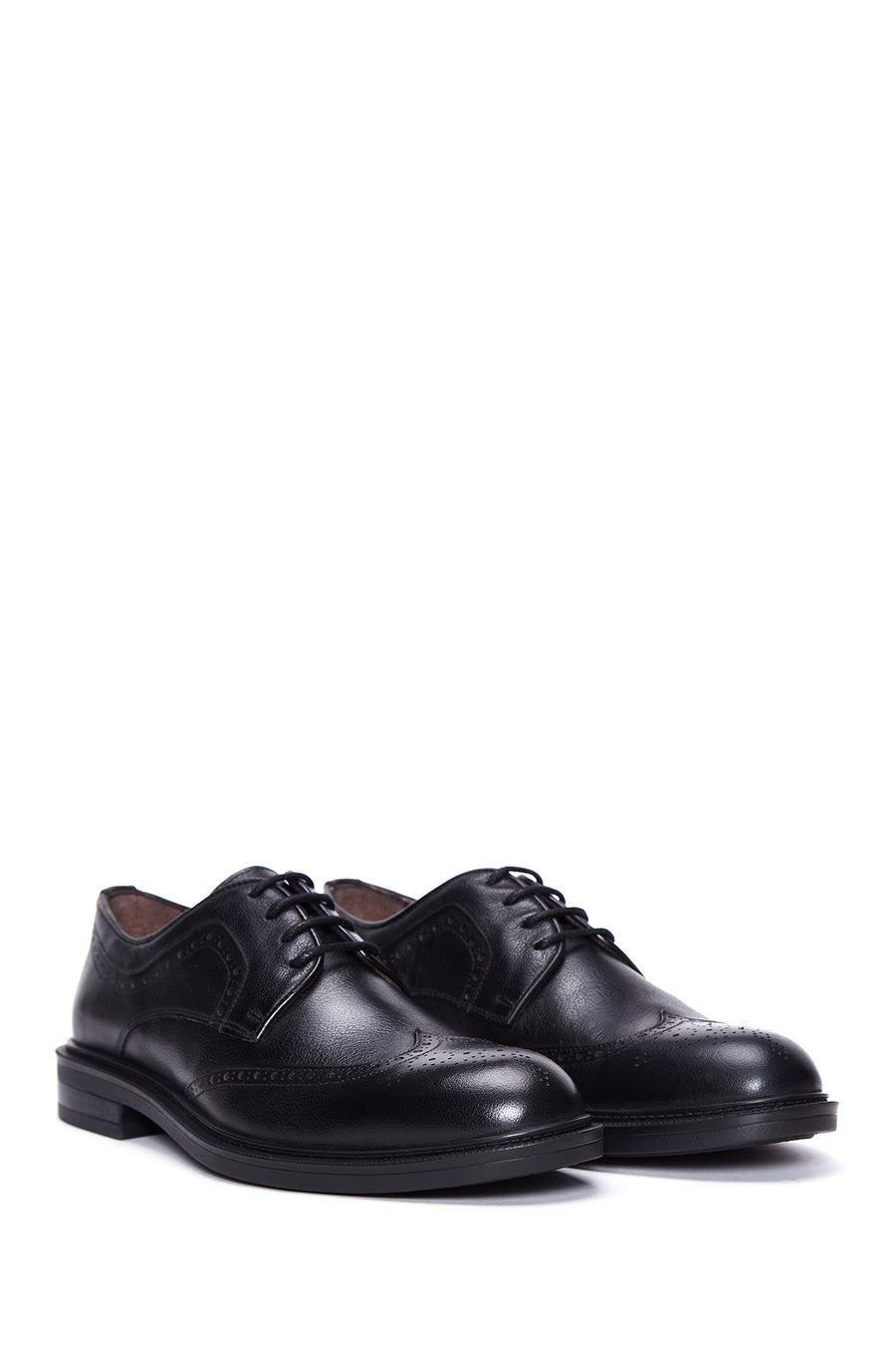 Men's Black Classic Leather Shoes