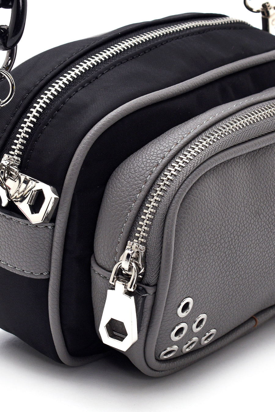 Women's Metal Detailed Crossbody Bag