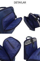 D-Pack Unisex Blue Backpack | Derimod