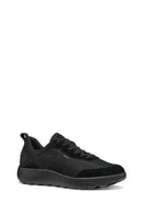 Geox Erkek Siyah U Xtors D -Mesh + Suede Bağcıklı Deri Sneaker | Derimod