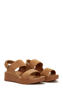 Women's Camel Thick Sole Sandals | Derimod
