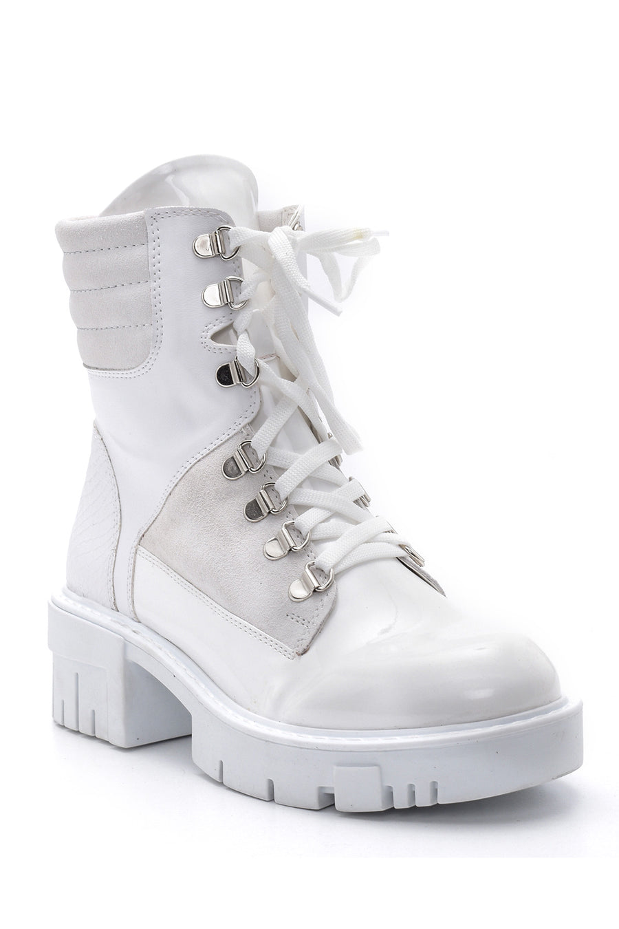 Women's Patent Leather Boots