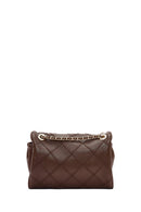 Women's Brown Long Strap Printed Handbag | Derimod