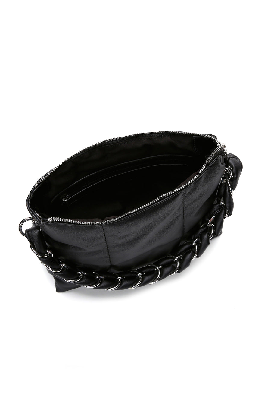 Women's Black Quilted Crossbody Bag