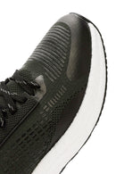 Derimod Zero Men's Green Laced Thick Soled Fabric Sneaker | Derimod