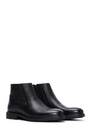 Men's Black Leather Classic Boots | Derimod