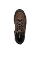 Geox Men's Brown Granito + Grip Abx Laced Waterproof Leather Casual Boots | Derimod
