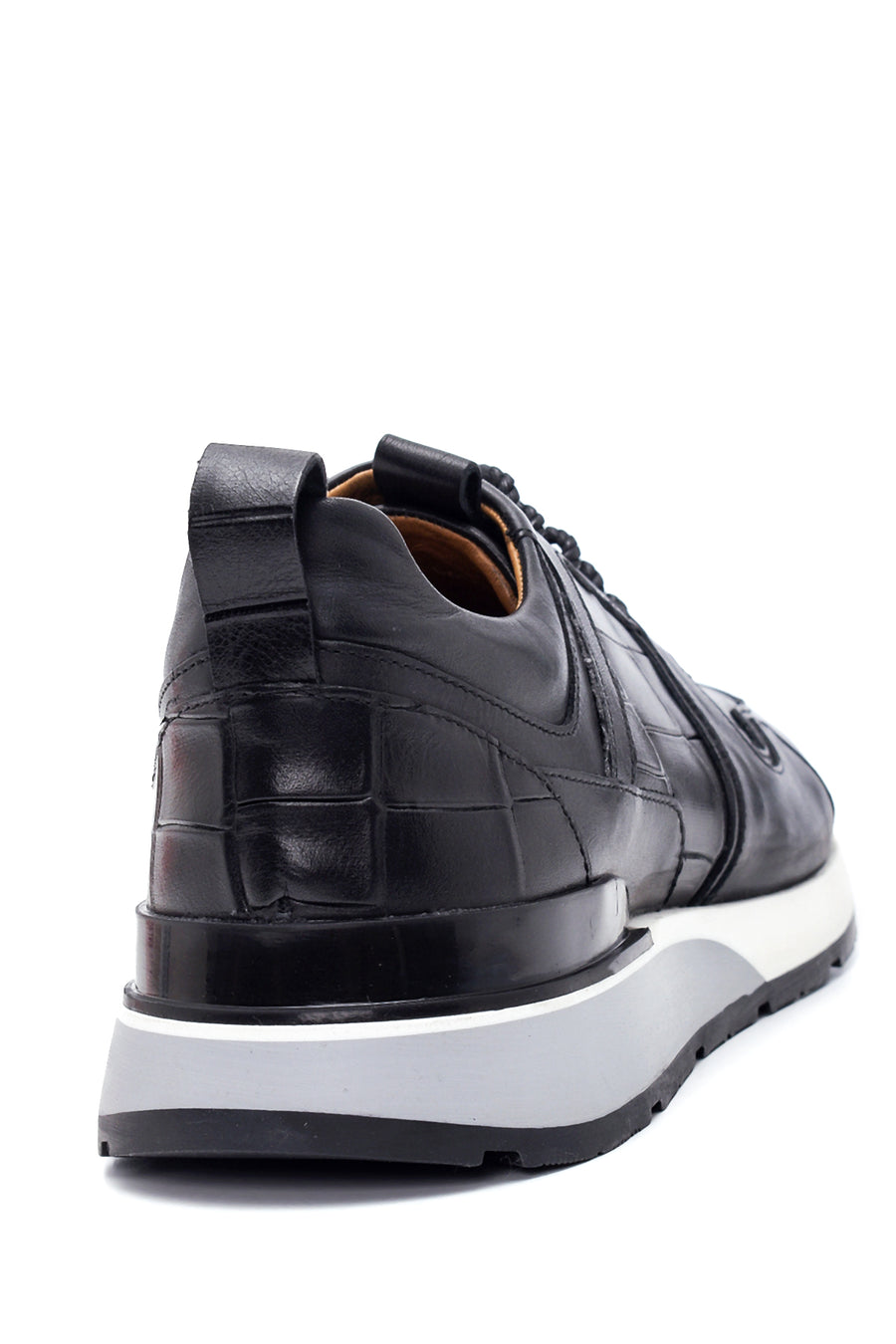 Men's Leather Patterned Sneaker