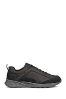 Geox Men Brown Nebula Lace-Up Fabric Sneaker | Derimod