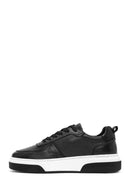 
Men's Black Lace-Up Thick Sole Leather Sneaker
 | Derimod