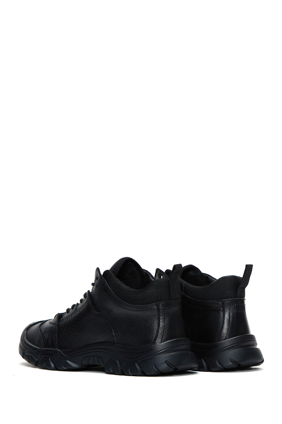 Men's Black Leather Boots