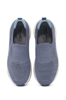 Derimod Zero Women's Blue Thick-Soled Fabric Sneakers | Derimod