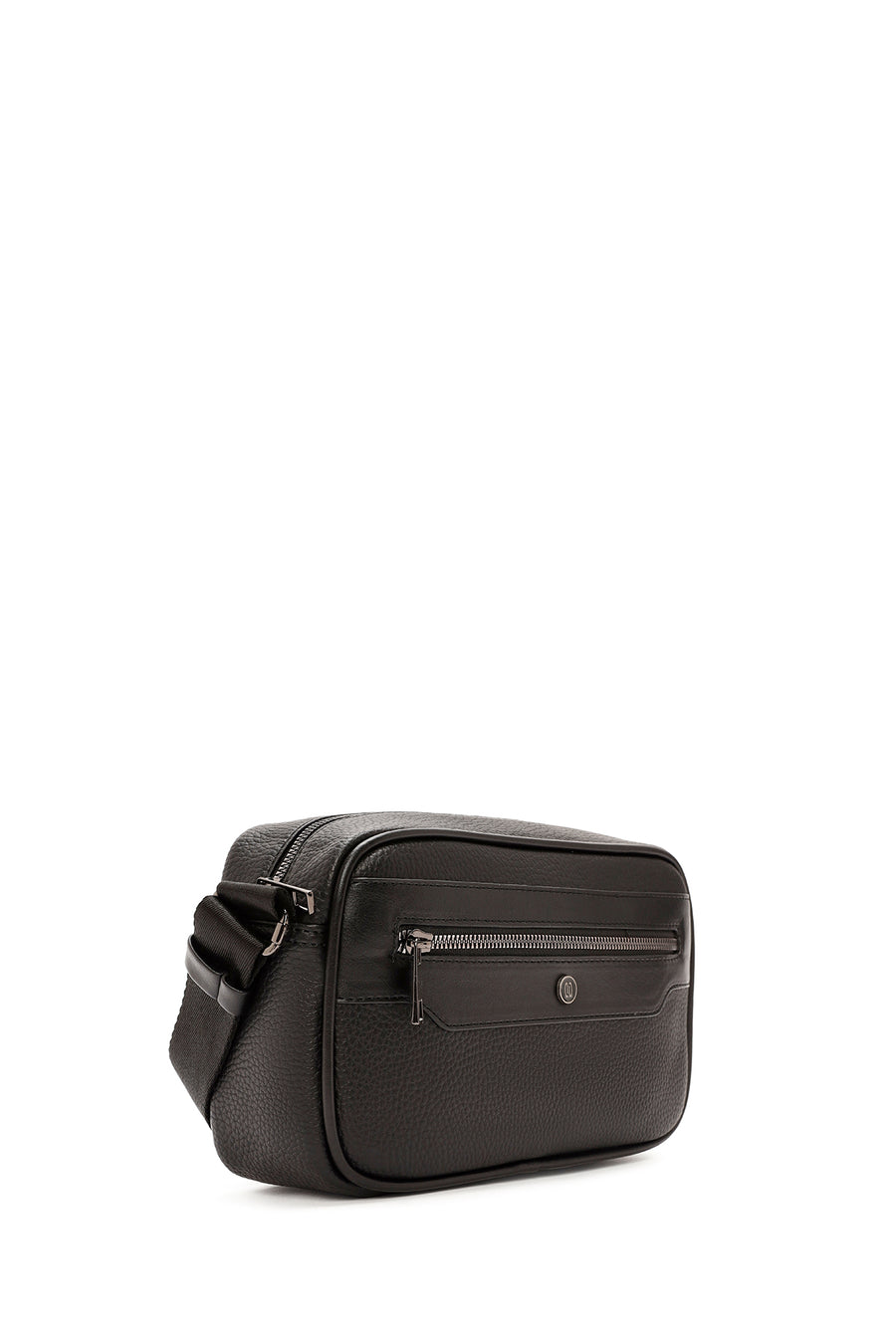 Men's Black Casual Crossbody Bag