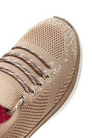 Kadın Bej Desenli Kumaş Sneaker | Derimod