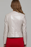 Reneta Women's Leather Jacket | Derimod