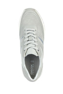 Geox Women's Gray Desya Laced Thick Soled Sports Shoes | Derimod