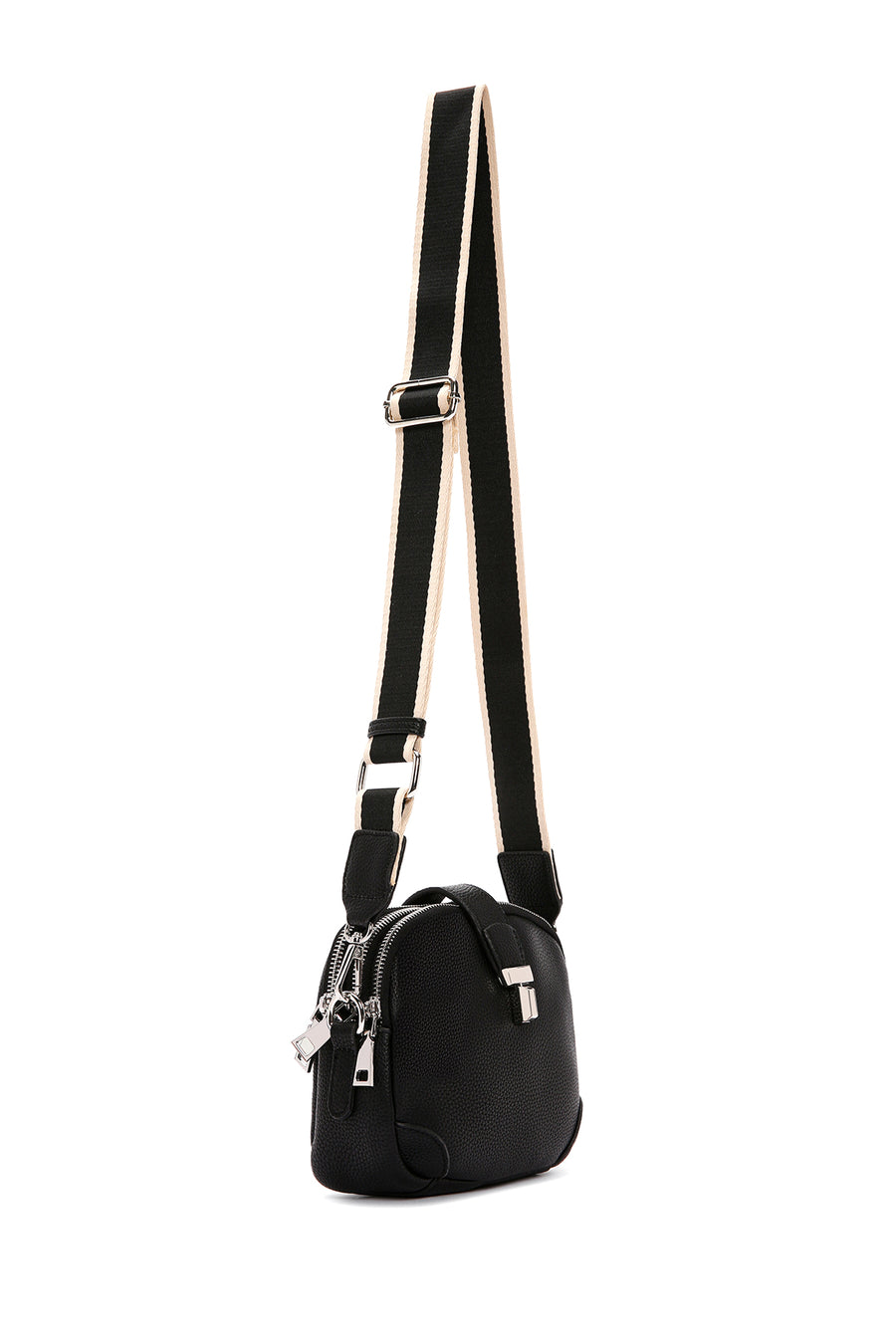 Women's Black Long Strap Crossbody Bag