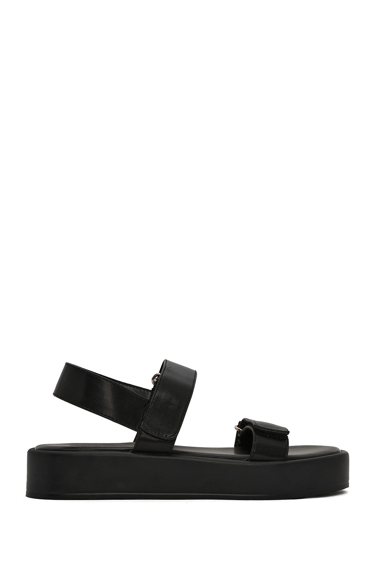 Women's Black Thick Soled Sandals 25SFE481318 | Derimod