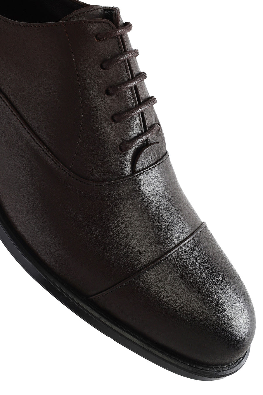 Men's Brown Laced Leather Classic Shoes