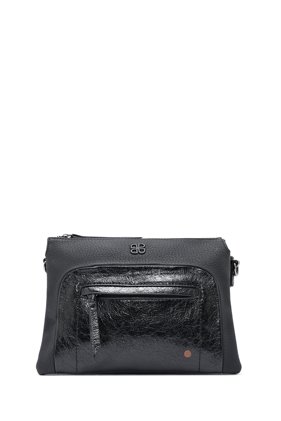 Women's Black Long Strap Crossbody Bag