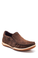 Erkek Deri Nubuk Loafer | Derimod