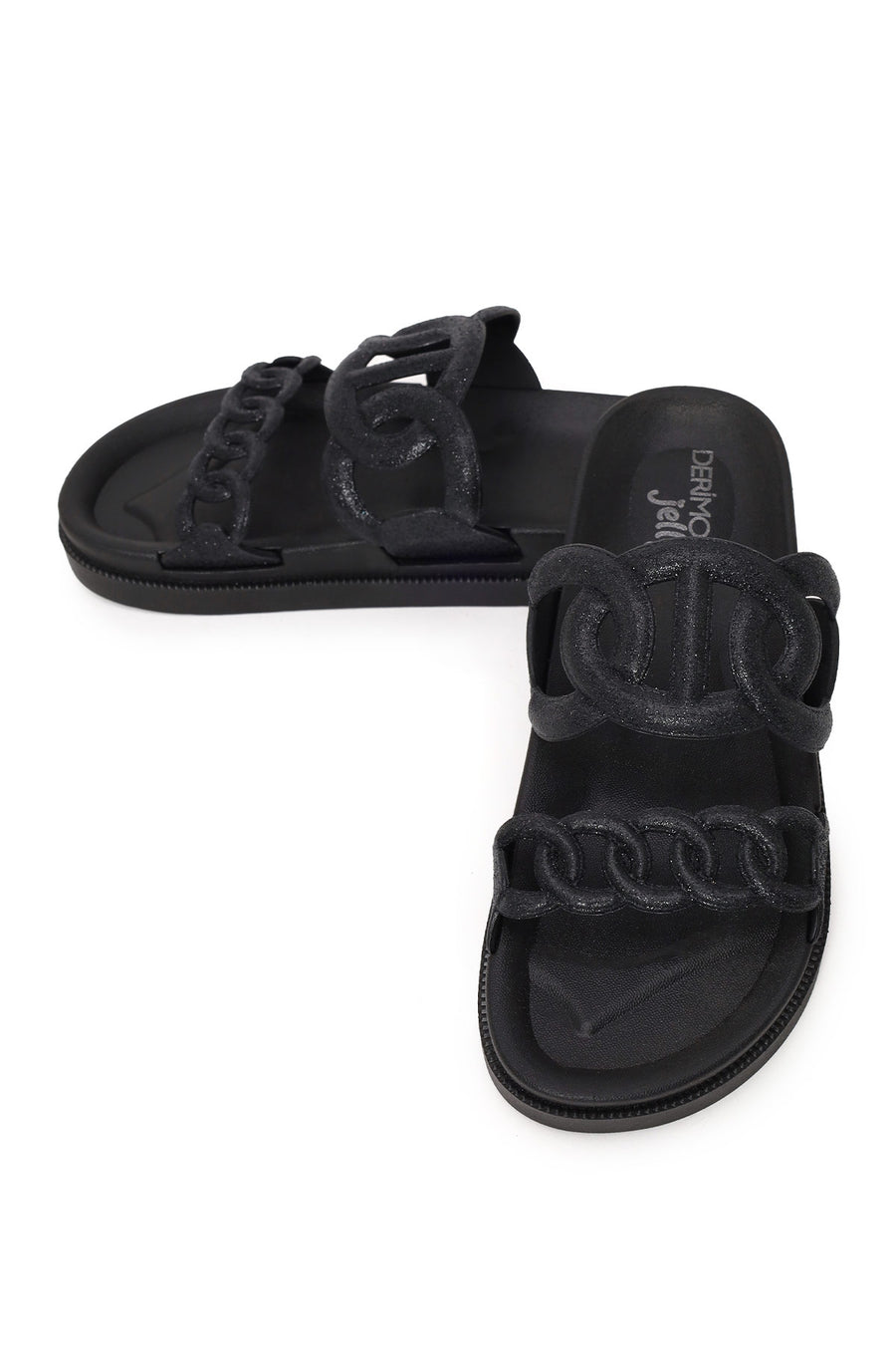 Woman Black Jelly Slipper