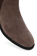 Male Mink Suede Chelsea Boots | Derimod