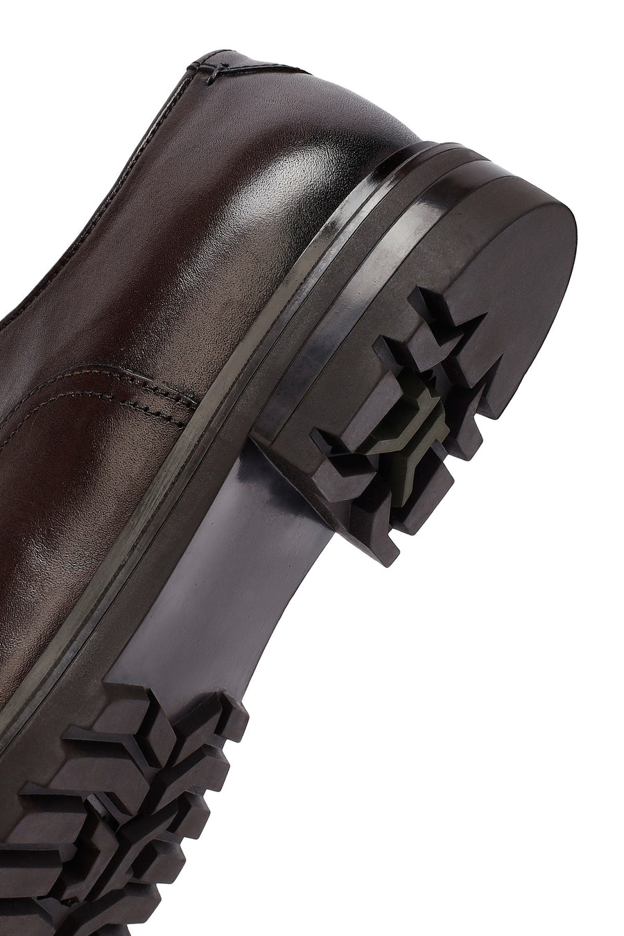 Men's Brown Lace-Up Leather Classic Shoes