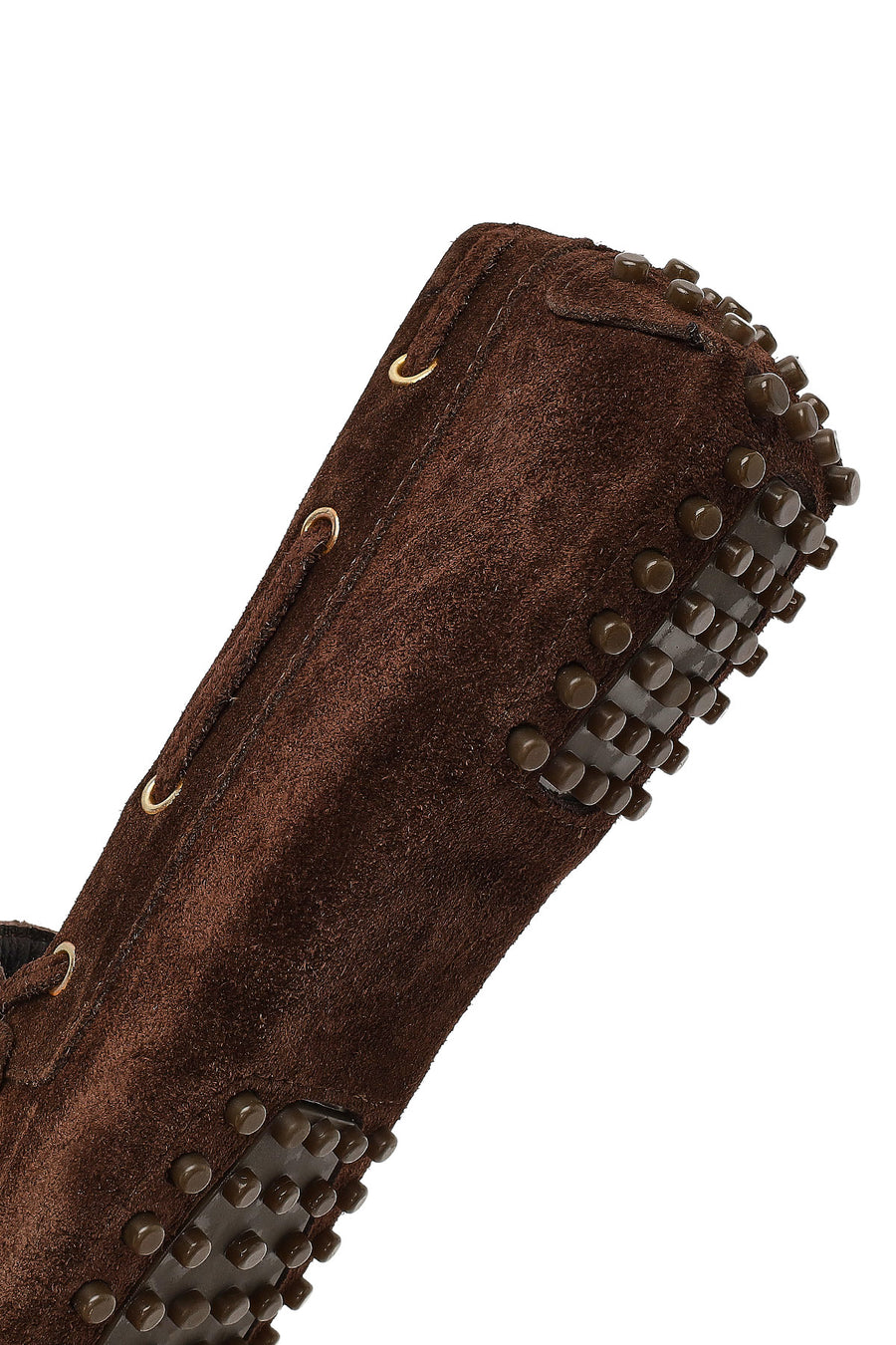 Women's Brown Tassel Suede Leather Loafer