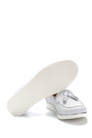 Women's Leather Tassel Detailed Loafer | Derimod
