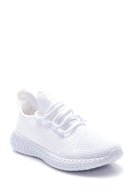Women's White Patterned Sneaker | Derimod