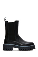 Women's Zippered Leather Boots | Derimod