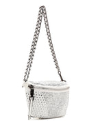 Woman White Chain Strap Crossbody Bag | Derimod