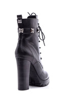 Women's Lace-Up Leather Boots | Derimod