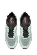 Derimod Zero Woman Green Thick-Soled Lace-Up Fabric Sneakers | Derimod