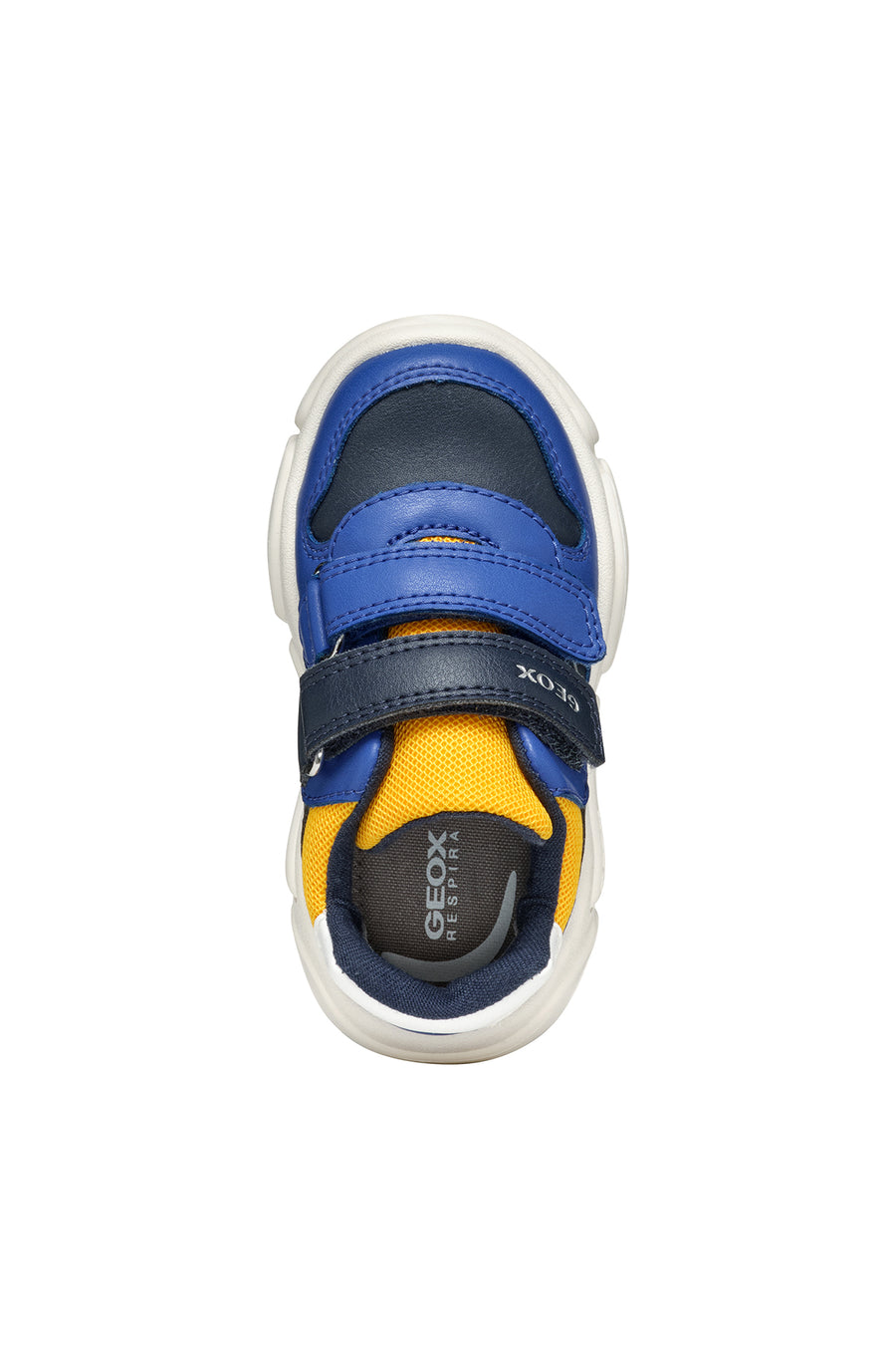 Geox Baby Boy Navy Blue Ciufciuf Banded Leather Sneaker