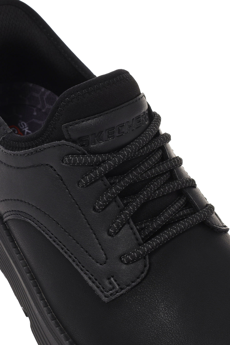 Skechers Erkek Siyah Gervin Deri Sneaker
