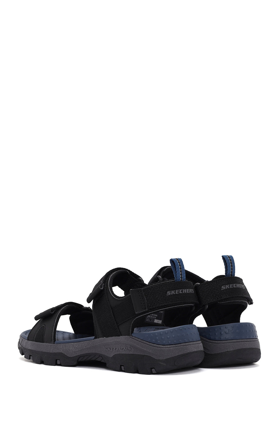 Skechers Erkek Siyah Tresmen - Ryer Kumaş Sandalet